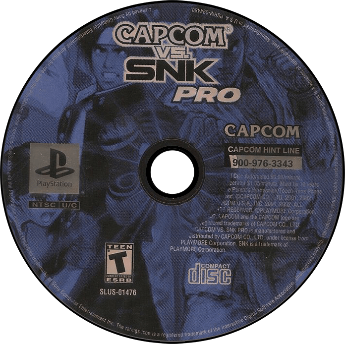Capcom vs SNK Pro media 5 for Playstation